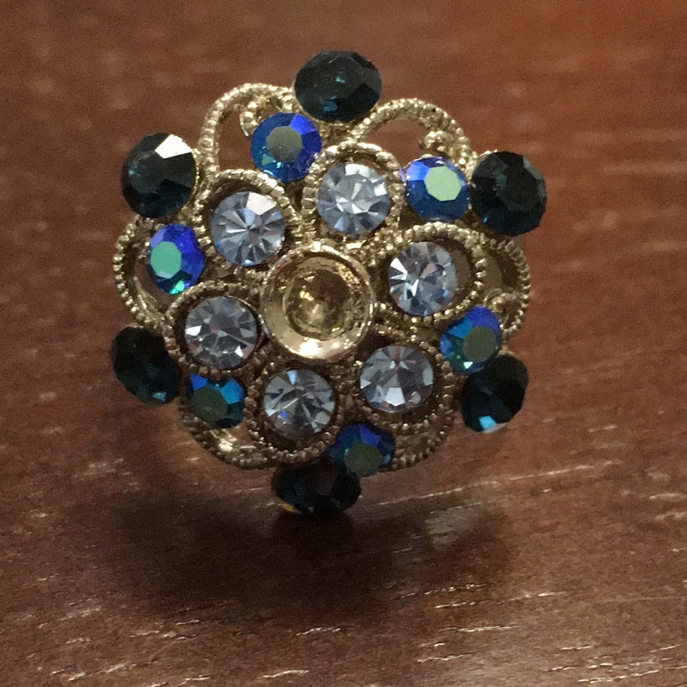 💎SALE💎 sparkle ring blue crystal